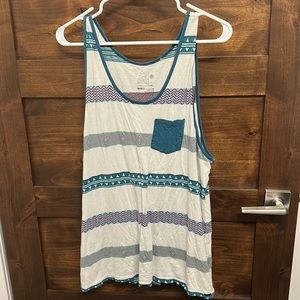 Colorful tank, size large